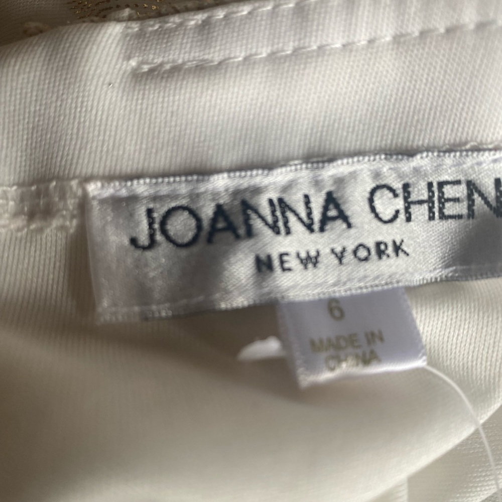 Joanna Chen white/gold dress